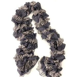 Luxe Metallic Silk Boa